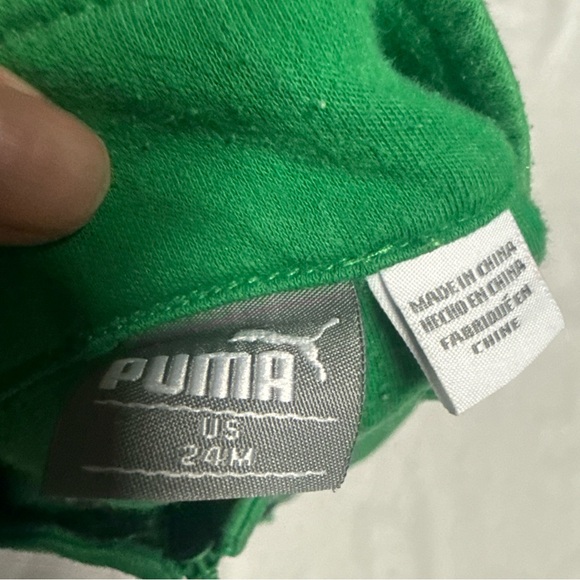Puma Kids Green Zip-Up Sweatshirt - Picture 3 of 5